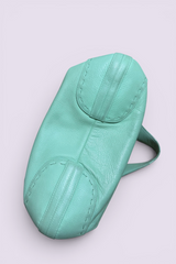 Escada Mint Green Leather Shoulder Bag | Italian Secondhand