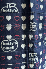 Betty’s Blue Heart Denim Mini Skirt | Japanese Vintage