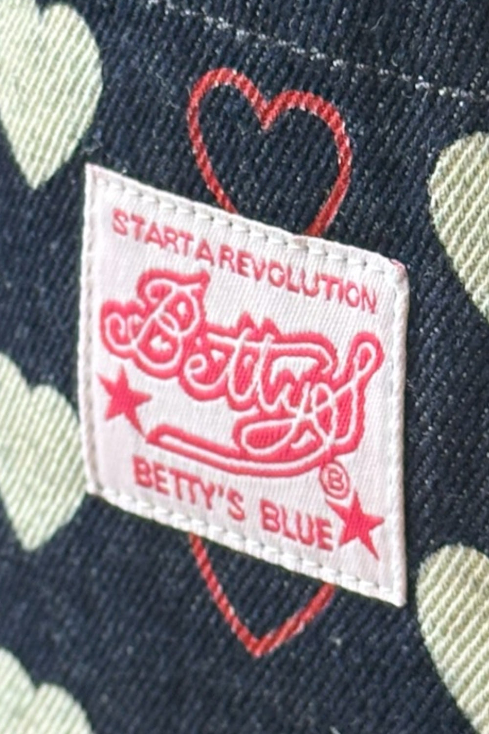 Betty’s Blue Heart Denim Mini Skirt | Japanese Vintage