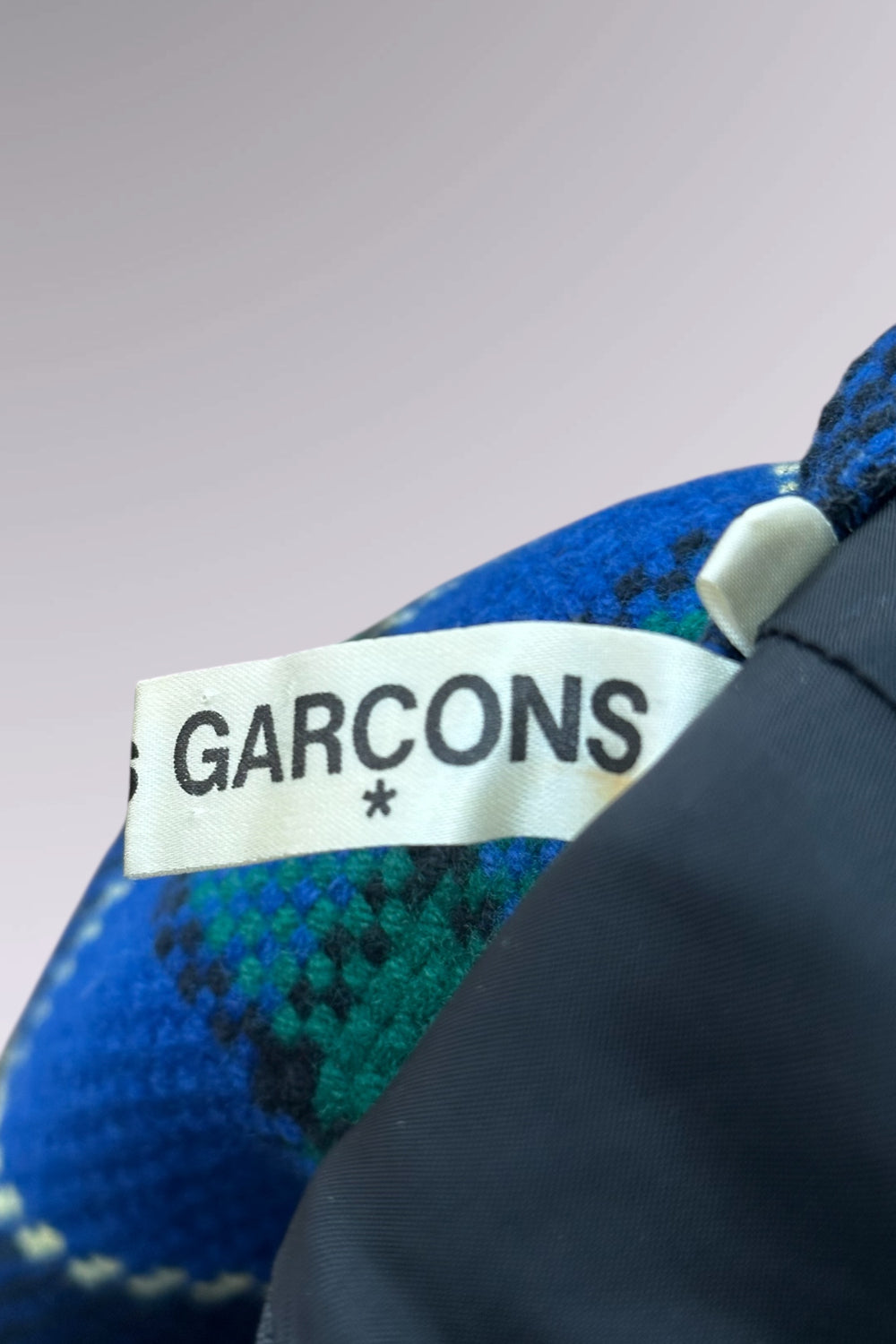 Comme des Garçons Wool Tartan FW 91 Archive Runway Dress | Japanese Vintage