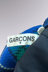 Comme des Garçons Wool Tartan FW 91 Archive Runway Dress | Japanese Vintage