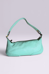 Escada Mint Green Leather Shoulder Bag | Italian Secondhand