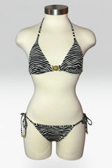 Balmain Beachwear Zebra print Bikini