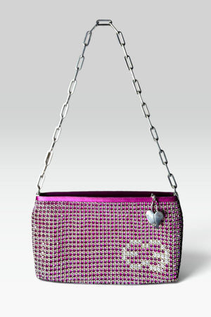  ESCADA PINK RHINESTONE BAG