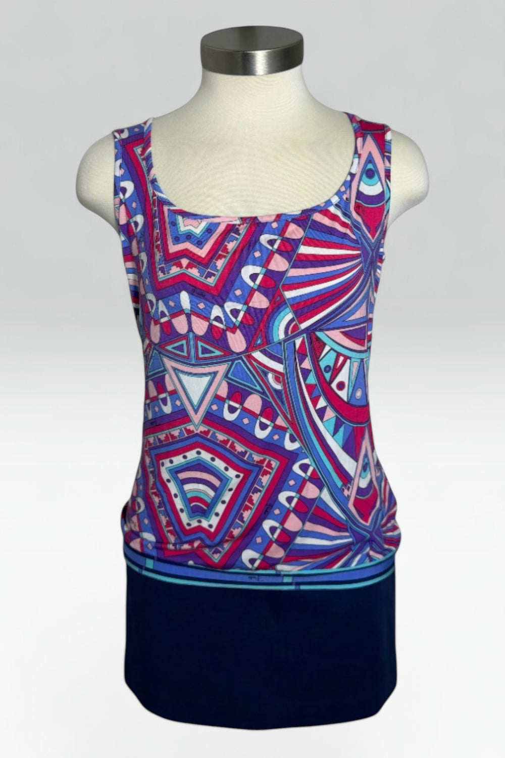 Emilio Pucci Geometric Print Tank Top