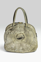 VALENTINO GARAVANI LEATHER ROSETTE HANDBAG