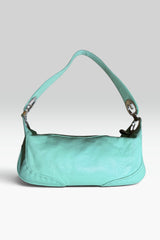 Escada Mint Green Leather Shoulder Bag | Italian Secondhand