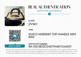 Gucci 1955 Horsebit Mini Top Handle Bag | Italian Designer Secondhand