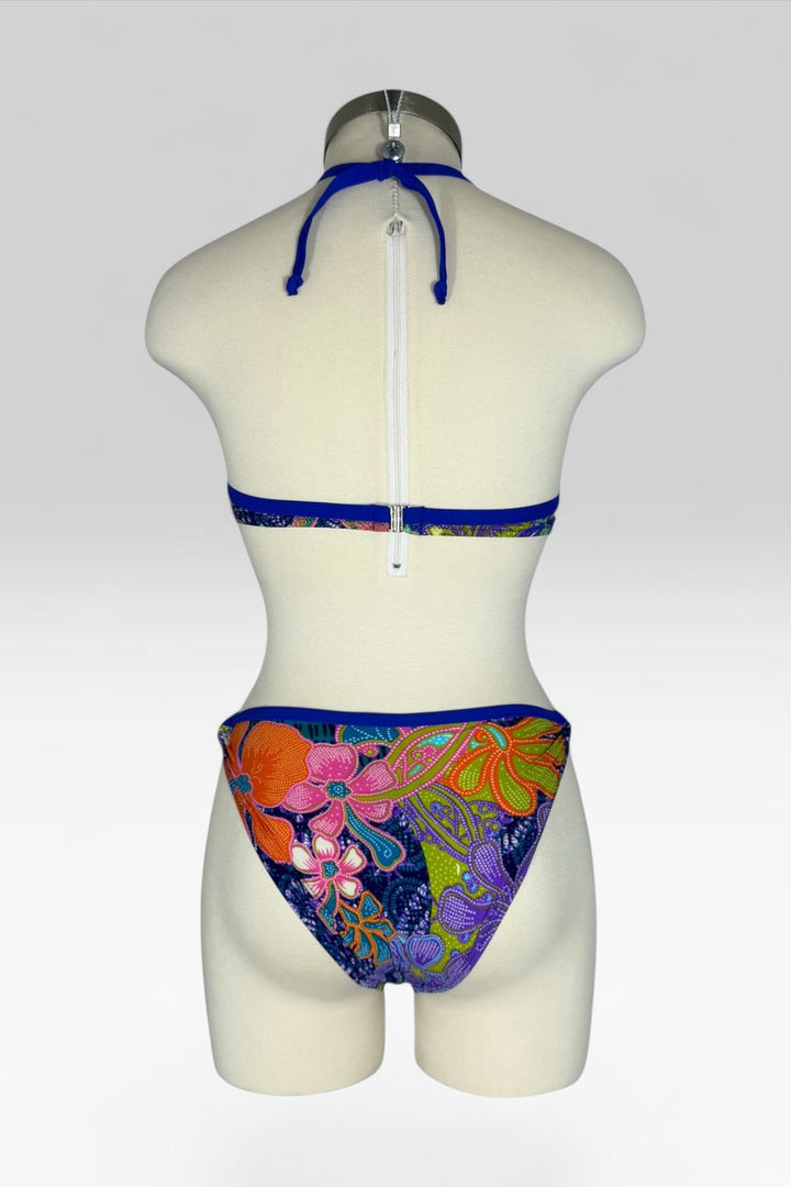 Kenzo Wave Floral Print Bikini & Tank Top Set | French Secondhand