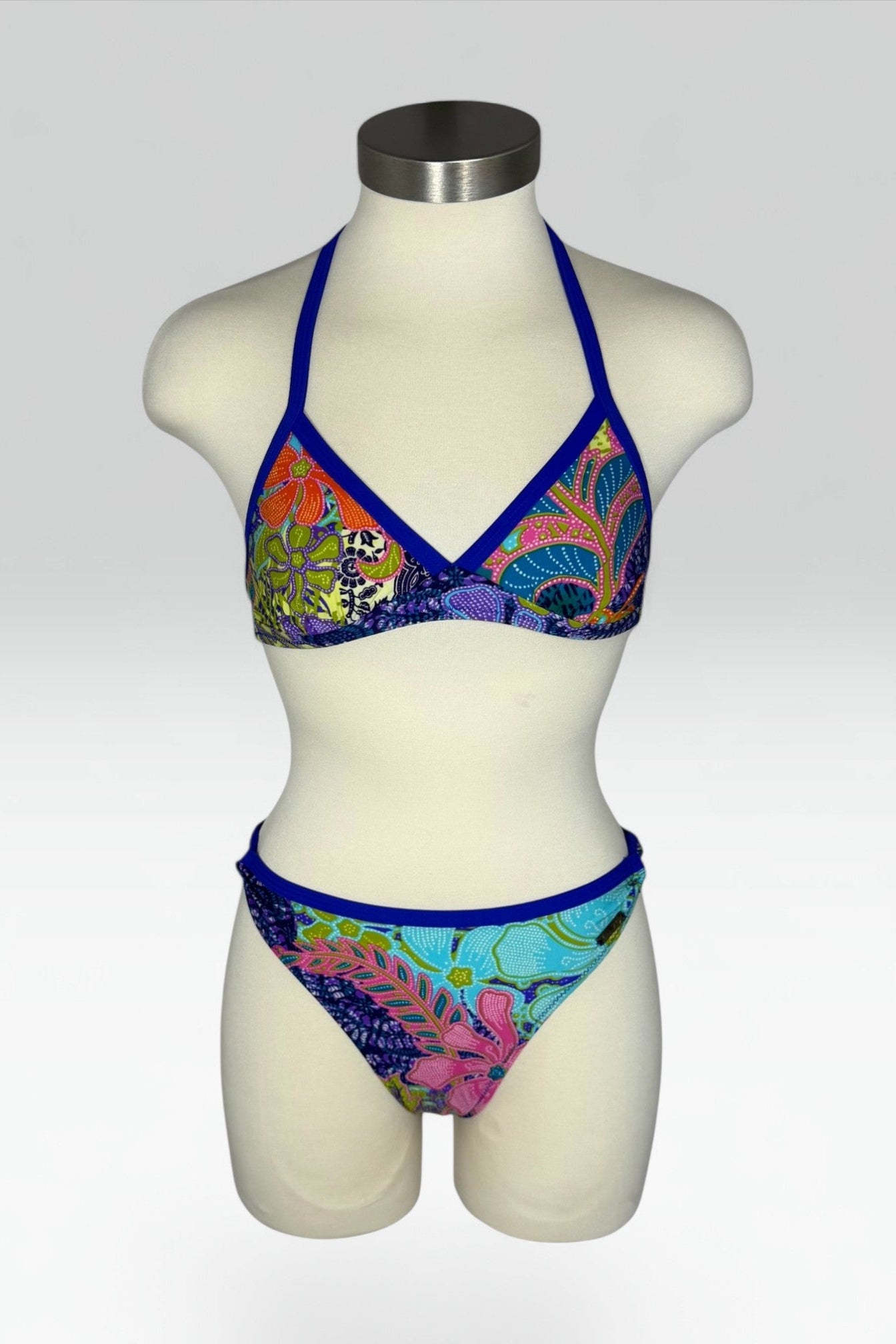 Kenzo Wave Floral Print Bikini & Tank Top Set | French Secondhand