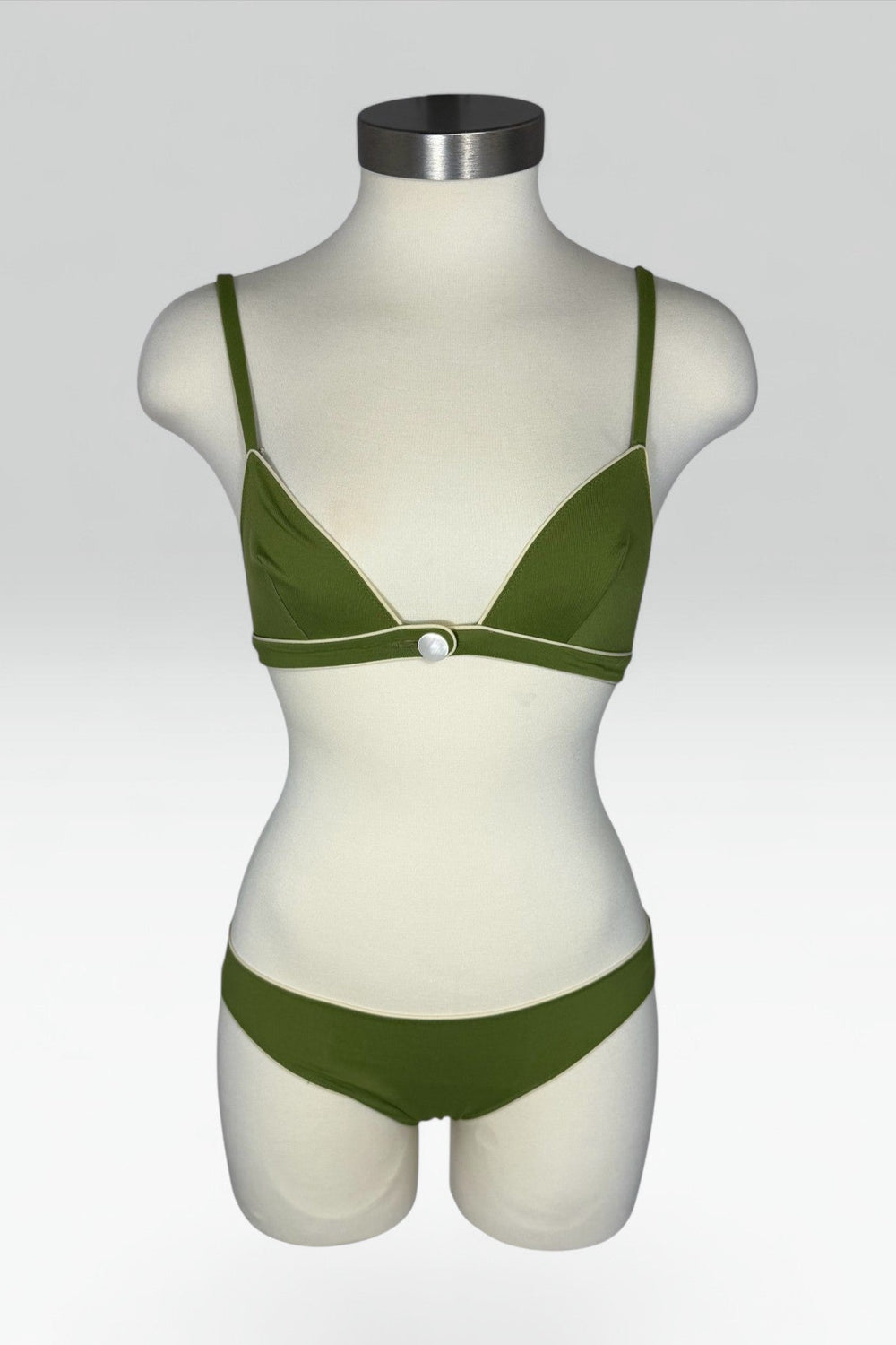 Miu Miu Olive Green Bikini Set | Italian Vintage