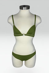 Miu Miu Olive Green Bikini Set | Italian Vintage