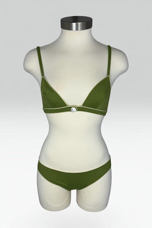 Miu Miu Olive Green Bikini Set | Italian Vintage