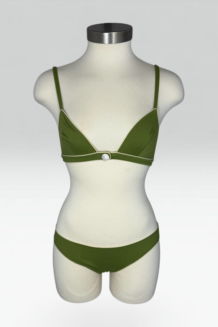 Miu Miu Olive Green Bikini Set | Italian Vintage