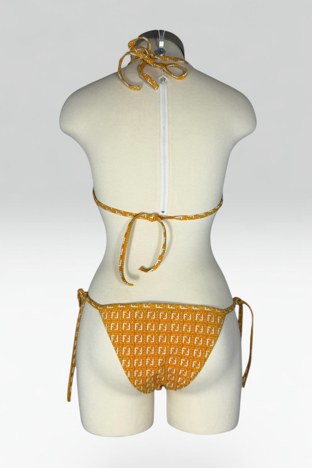 Fendi FF Logo Halter String Bikini Set | Italian Secondhand