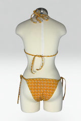 Fendi FF Logo Halter String Bikini Set | Italian Secondhand