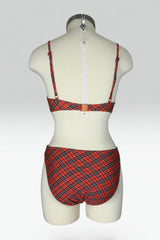 Burberry Blue Label Nova Check 3-Piece Bikini Set with Cover-Up Skirt | British Secondhand