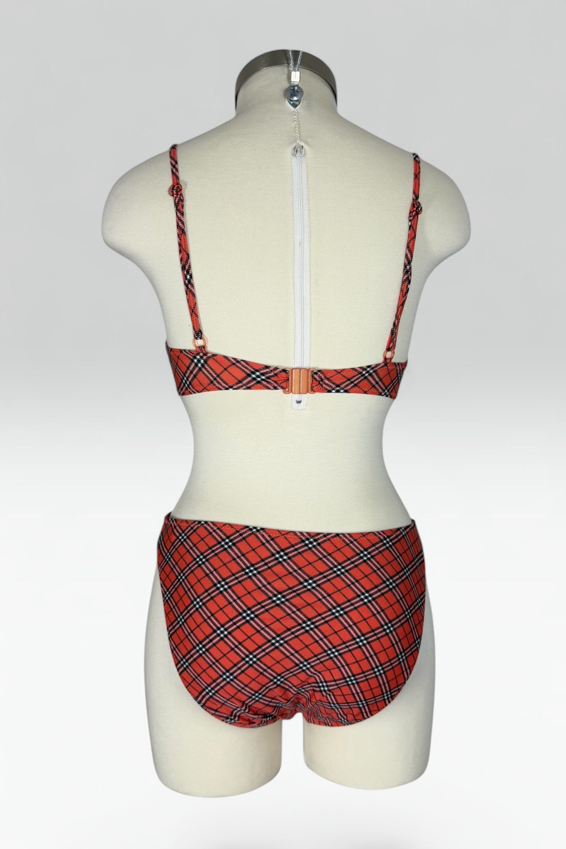 Burberry Blue Label Nova Check 3-Piece Bikini Set with Cover-Up Skirt | British Secondhand