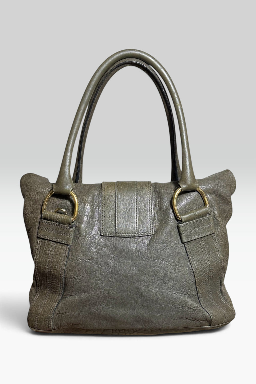 Bvlgari Lion Head Leather Tote Bag | Italian Secondhand