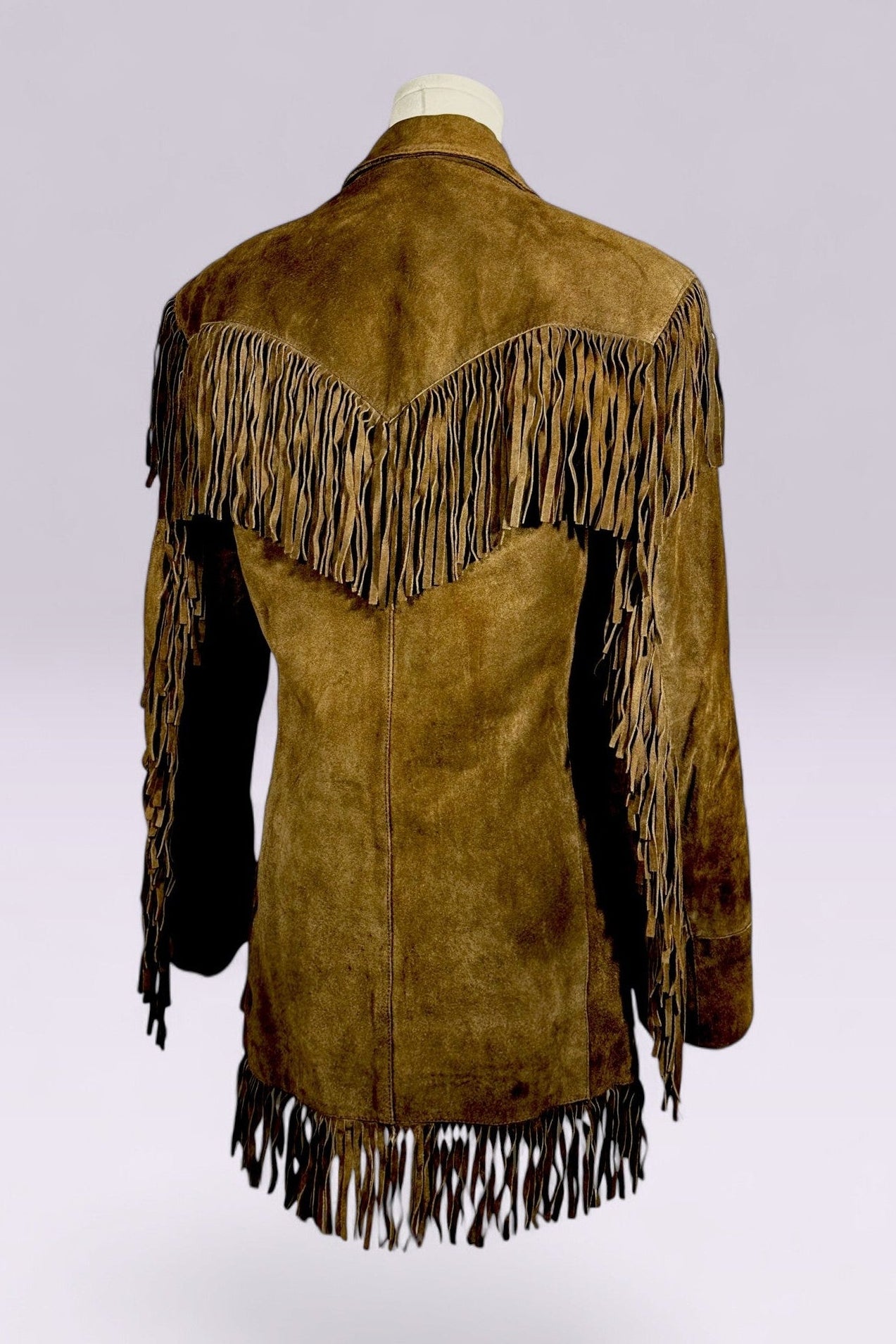 Ralph Lauren 90s Suede Fringe Jacket | American Vintage